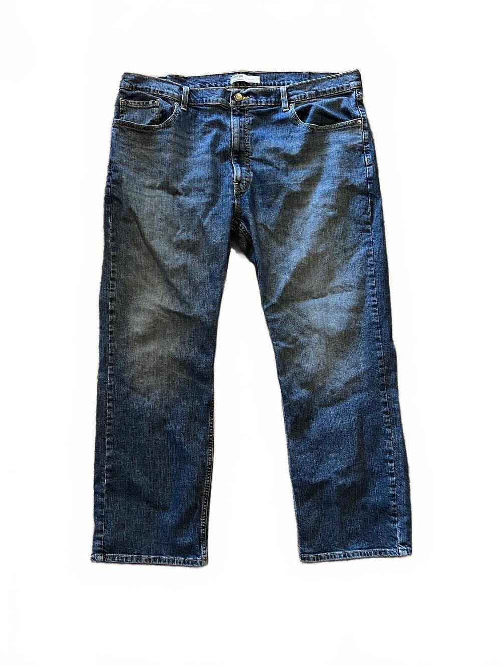 Levi Strauss Signature Gold Label Men’s Relaxed Fit Jeans W42 L30 Blue Denim